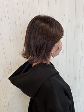 ヘアリゾート フロム ココ(HairResort fromCoCo) 外ハネ切りっぱなしボブ