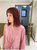 【emme×石崎】小顔カット/大人かわいいぱっつん前髪