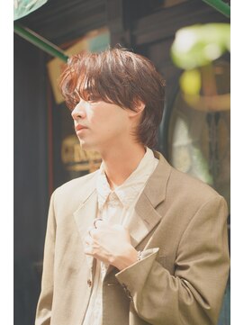 オーシャントーキョー 大阪(OCEAN TOKYO) ニュアンスパーマ カルマパーマ パーマ カラー メンズヘア 眉毛