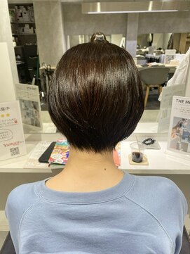 アイディール 心斎橋店(:ideal) カット,白髪染め,酸熱トリートメントで髪質改善♪#ショート