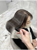 白髪ぼかし/脱白髪染め/脱白髪染めハイライト/透明感