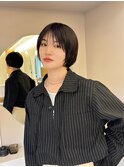 ボブ/ミニボブ/顔周りレイヤーカット/ショートボブ/外はねボブ
