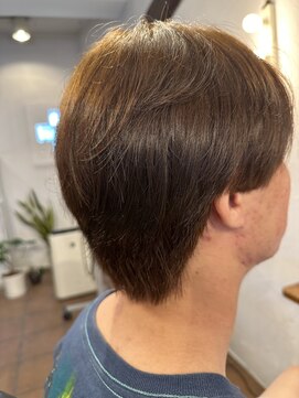 テテ(TETE) メンズウルフ風マッシュカット