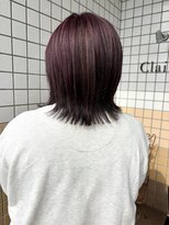 クレール グラン 富塚(ｃｌａｉｒ，ｅ gran)&nbsp;外ハネレイヤースタイル/ピンクラベンダー/ハイライトカラー