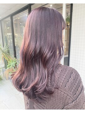 フェリア 池田(FERIA) ピンクブラウン×レイヤーカット