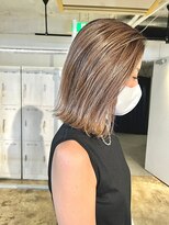 エトレ(etore)&nbsp;透明感ブリーチカラー×ラテベージュ