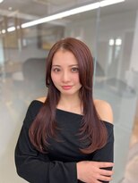 ソラ 広尾店(SORA)&nbsp;レイヤーカット/ピンクブラウン［広尾］