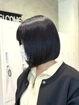 ヒカリス ヘアー 相川店(HIKARIS hair) ダークラベンダーとボブ