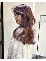 ラキングキョウト(LA KING KYOTO)&nbsp;くびれヘア/ボルドー/レッド