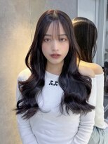 ロンドアヴァントゥス 池袋(Lond aventus)&nbsp;ミニウルフレイヤーカット顔周りカット前髪カット韓国ロング池袋