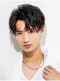 韓国メンズヘア/カルマパーマ/ニュアンスパーマ*渋谷/MEN'S/眉毛