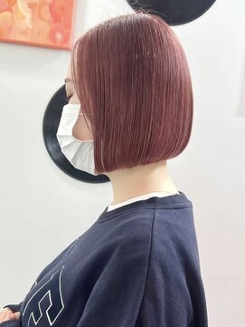 デート 下北沢(DATE) 下北沢ブリーチカラーハイトーンデザインカラー顔周りレイヤー◆