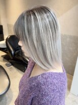 ロンド レア 天神大名店(Lond Le’a)&nbsp;ダークアッシュ/大人ガーリー/似合わせカット/着物ヘア/10代20代