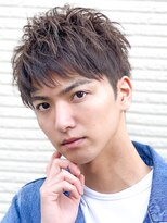 エルマーク 四条烏丸(L-MARK)&nbsp;ツイストスパイラル/スパイラルパーマ/メンズ/マッシュ/眉毛