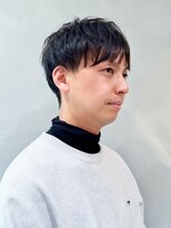 ヒトワ(hitowa)&nbsp;マッシュショート/メンズ/ツーブロック/黒髪/ビジネスマン/日吉