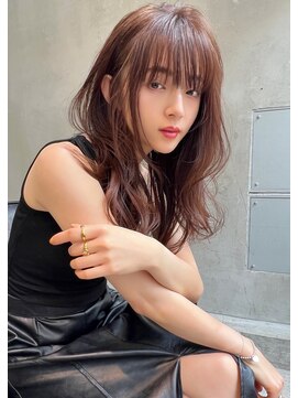 エース (ACE) ACE横浜 ピンクブラウン×巻き髪