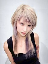 ヌル 神宮前店(Null)&nbsp;インナーカラー/ルーツカラー/ブリーチデザインカラー/姫ウルフ