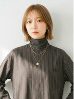 キビト(kibito)&nbsp;顎下3センチ/切りっぱなしボブ/外ハネボブ/新宿20代30代40代