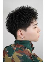 オーシャントーキョー ホワイト 原宿(OCEAN TOKYO WHITE)&nbsp;刈り上げアップバング短髪スパイキーショートアクティブショート