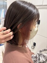 ケンジ 平塚 アネッタ(KENJE annetta)&nbsp;ワンホンレイヤー/ミルクティーブロンド/ダークブルー/平塚