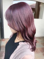 セットアップ 岡山北長瀬店(SET-UP) 髪質改善カラー カシスピンク ダブルカラー
