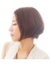 【プラチナグレーカラーリタッチ】カット＋カラーリタッチ　￥11385
