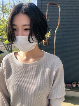 ヘアアンドビューティー クローバー(Hair&Beauty Clover) ハンサムショート/アッシュブラック/メンズライク