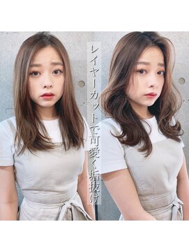 リコ キチジョウジ(RIKO kichijoji) 【レイヤーカット】Before→after