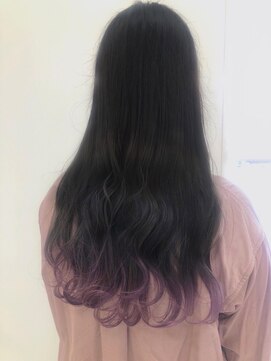 ヘアポジション 大曲北店 HAIR Position ピンクバイオレット／グラデーションカラー
