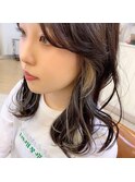 ベージュ☆☆インナーカラー