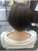 ショート×ブリーチ一回ベージュ
