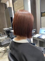 ジャパン ホンテン(JAPAN HONTEN)&nbsp;ぱっつん切りっぱなしミニボブ　ピンクブラウンベージュ