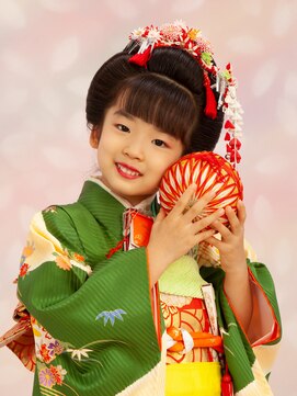 サクシード 七五三7歳 新日本髪 結綿