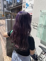 シェル 立川(shell) ラベンダーカラー/紫/大人可愛い/ダブルカラー