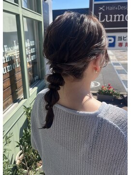ルーモ(Lumo) ヘアセット/編みおろし/たまねぎポニー