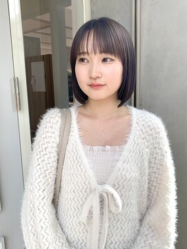 ロンドネートゥル 新潟(Lond naitre) ワイドバング黒髪ボブ［新潟/万代］