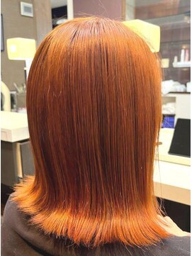 エノモト(ENOMOTO) 外ハネヘアワンカラーアプリコットオレンジトリートメント