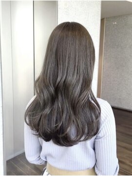 ザック ヴィ(ZACC  vie) くびれレイヤーロング/ヘーゼルグレージュ