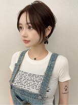 コア 表参道(COA)&nbsp;レイヤーカット/ウエットヘア/オリーブベージュ/表参道/表参道駅