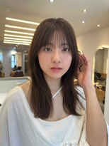 ジーナ 京都河原町(Zina)&nbsp;髪質改善＊オリーブカラーストレート＊美髪【Zina京都河原町】