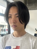 フゾンカウチ(fuzon kauti)&nbsp;men`sメンズカットツーブロックセンターパート韓国風ヘッドスパ