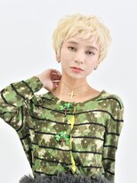 ロアー 葛西店(RAWR hair)&nbsp;【RAWR】ホワイトブロンド_美髪　似合わせカット