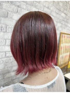 アースオーセンティック 熊本長嶺店(EARTH Authentic) 外ハネボブ×グラデーションデザイン