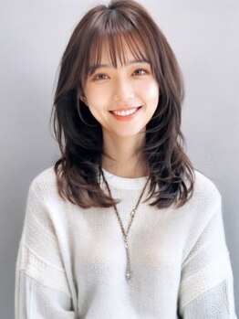 イノセント ヘアーアンドメイク 青葉台(innocent hair&make)の写真/ダメージレスで自然な扱いやすい憧れのストレートヘアを実現♪毛先までの滑らかな質感に◎