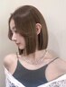 【話題の柔らか透明感カラー】カット＋イルミナカラー（コモダ・前田+550円）