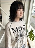 ラフなミディアムパーマ。yukari