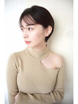 グランアージュ ネオ 船橋北口店(grandage neo)&nbsp;30代40代50代/耳かけマッシュショート/シースルーバング/黒髪