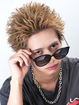 リップス 天神(LIPPS)&nbsp;ソフトシャープツイストスパイキーショート短髪アップバングヘア