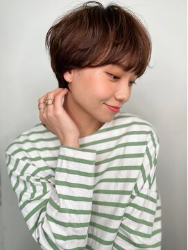 カバーヘア イヴ 戸頭店(COVER HAIR EVE) 小顔ゆるふわひし形マッシュウルフショートp1戸頭20代30代40代