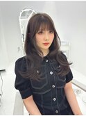 韓国風レイヤーカット髪質改善ダブルカラーハッシュカット轟れな